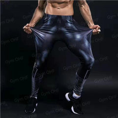 Rashguard Men Compression Tight Leggings Running Sports Male Fitness Jogging Pants