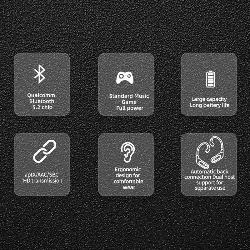 KZ AZ15 Upgrade Wireless Headphones Bluetooth-compatible 5.2 Cable Wireless Ear Hook With Charging Case AZ09 PRO AZ10 Z1PRO Z3