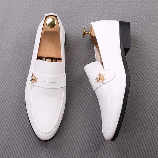 Mens Dress Shoes Formal Leather Shoe Fashion italy shoes Handmade Wedding Party Shoes Men Loafers Oxford Shoes