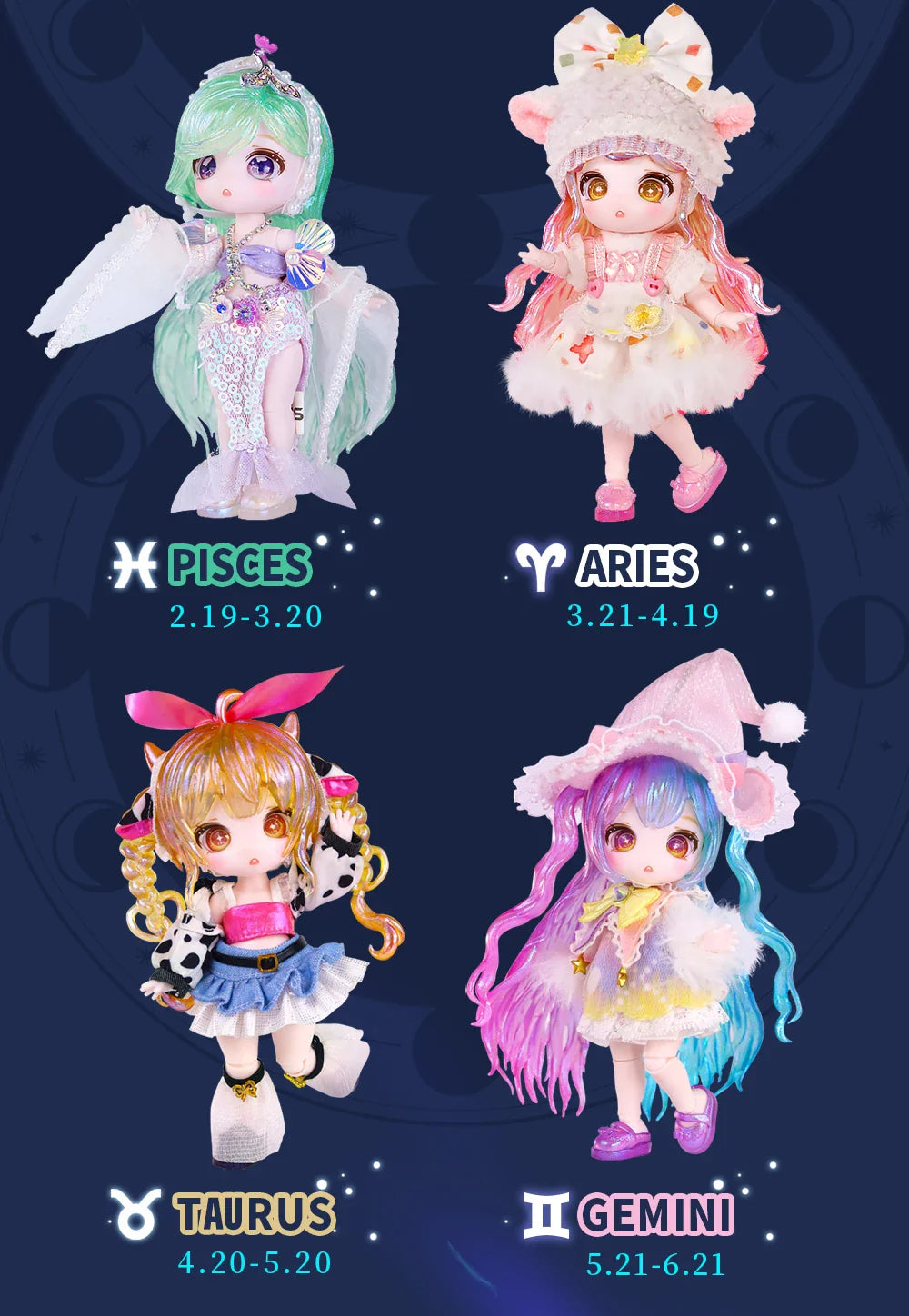 ICY DBS Dream Fairy Season 2 Constellation Maytree OB11 Doll BJD collectible Cute Animal 13cm SD Gift