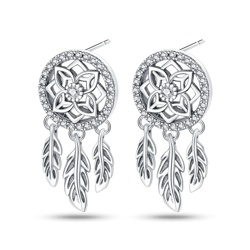 925 Silver Charms Plata De Ley 925 Jewelry Women Fashion Cute Tiny Clear Crystal CZ Stud Earrings Star Starfish Dolphin Earrings