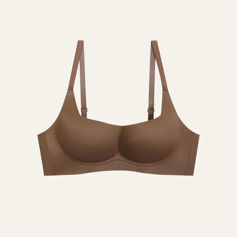 Seamless Cloud-like Nude Underwear Women's Small Breast Push-up Soft Support