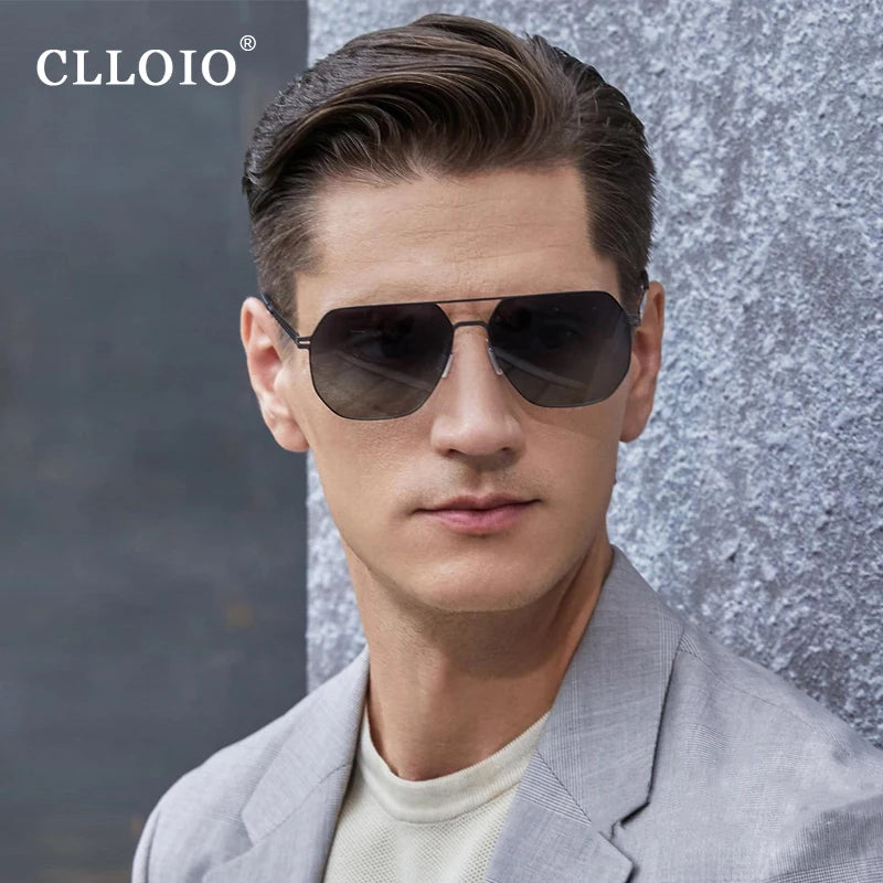 Sunglasses Men Women Polarized Sun Glasses Chameleon Anti-glare Driving