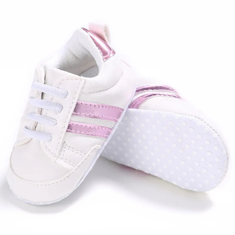 Baby Boys Shoes for 1 Year Footwear with Striped Infant Casual