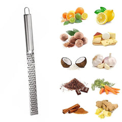 Handheld Cheese Grinder Stainless Steel Garlic Grater Vegetable Fruit Grinder Lemon