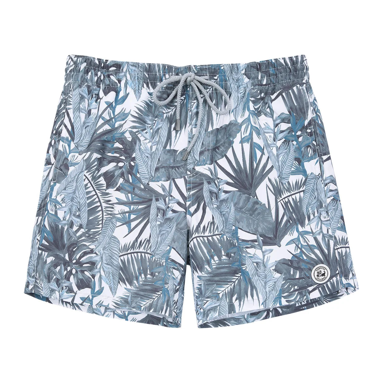 SURFCUZ Beach Men's Swim Shorts Flower 3D Printed Surfing Board Shorts Quick Dry with Mesh Lining and Pockets Struck Shorts
