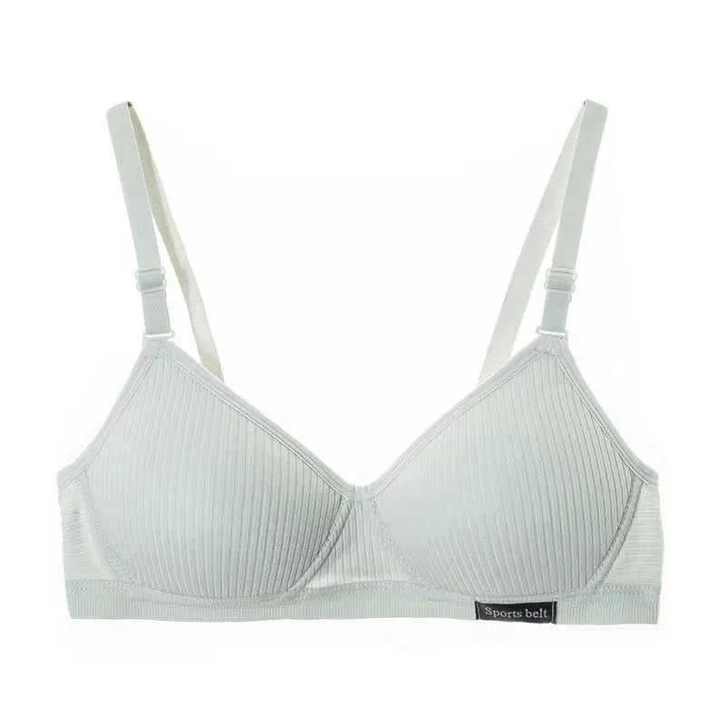 Bra Underwear Wireless Gathering Comfortable-Bra Women's Upward Push Underwear