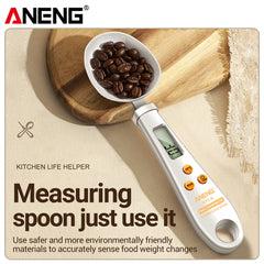 HTC-6 2 in 1 Electronic Scale Measuring Spoon Weighing Gram Meter Measuring