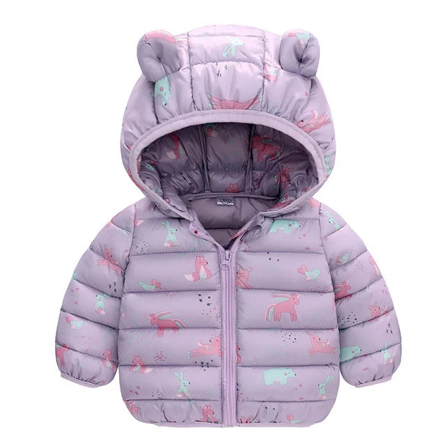 Winter Kids Thicken Jackets For Girls Coats Boys Jackets Plus Cashmere Jackets