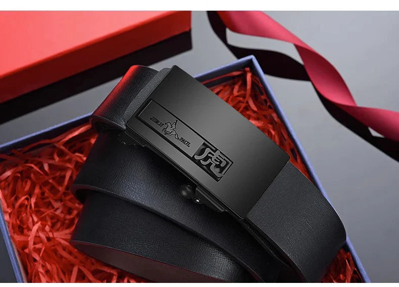JIFANPAUL brand men high quality genuine leather belt luxury belts  cowskin fashion Strap male Jeans for man Without gift box