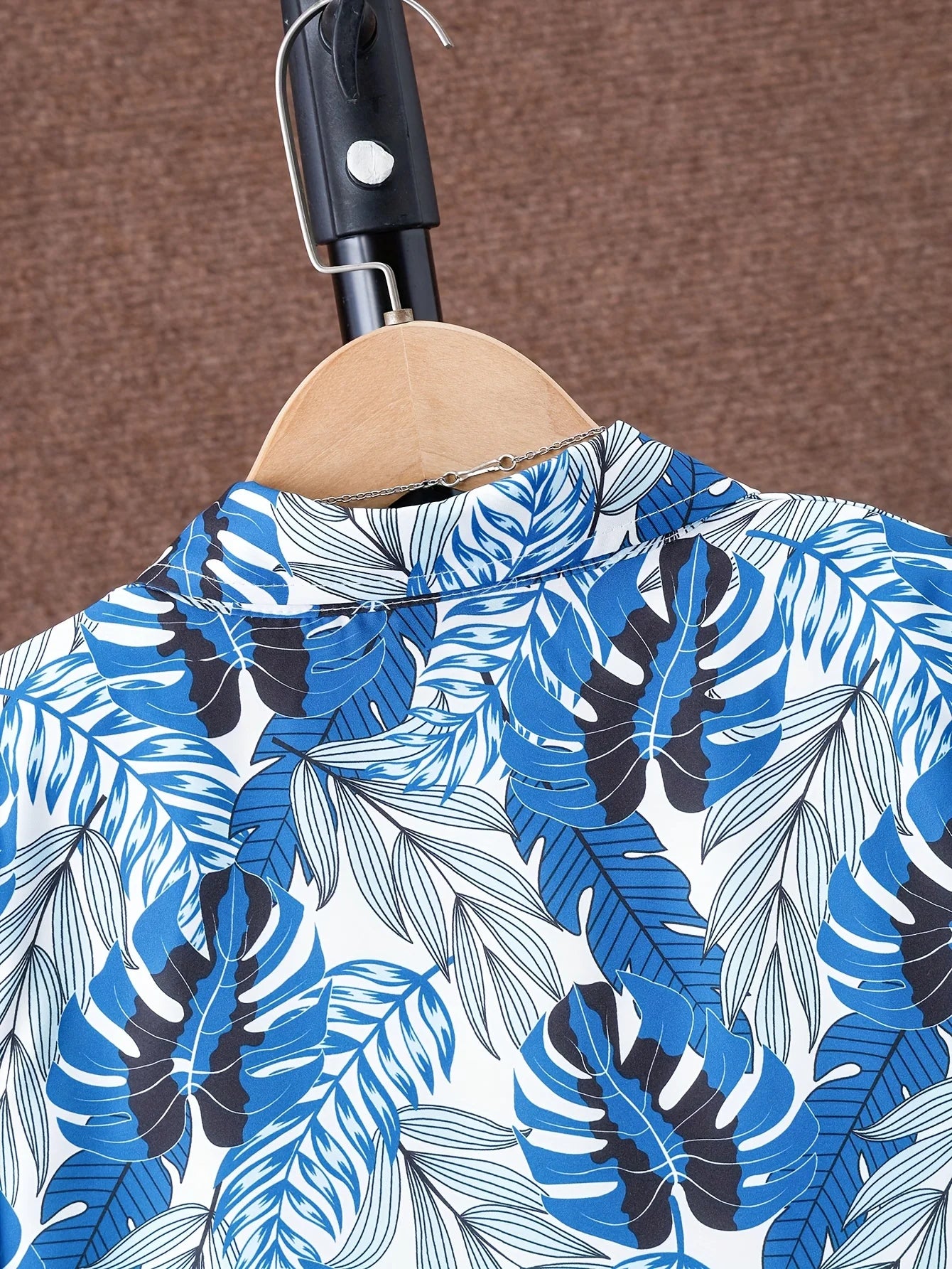 Boys' 2025 New Summer Fashion Suit Hawaiian All-Over Printed Beach Boy Trendyy Thin Shirt Shorts Two-Piece Set