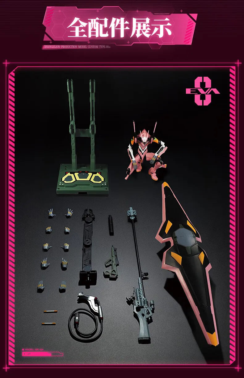 BLOKEES Original EVANGELION-02 01 08 EVA00 NEON GENESIS EVANGELION Asuka Shinji Assembled Action Figure Anime Robot Armor Toys