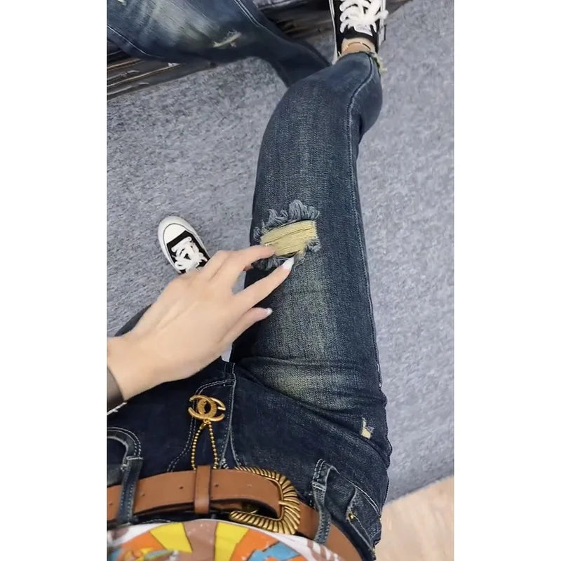 Women's Jeans Retro Fashion Women's Pants