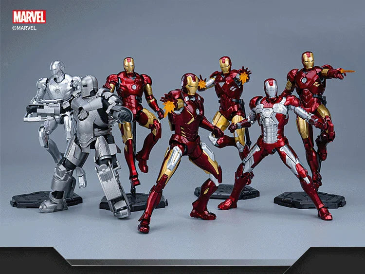 Fondjoy Marvel Iron Man MK7 Assemble Toy Iron Man Model 15cm ABS Material 1/12 Scale Action Figures Toy Birthday Gifts For Boys