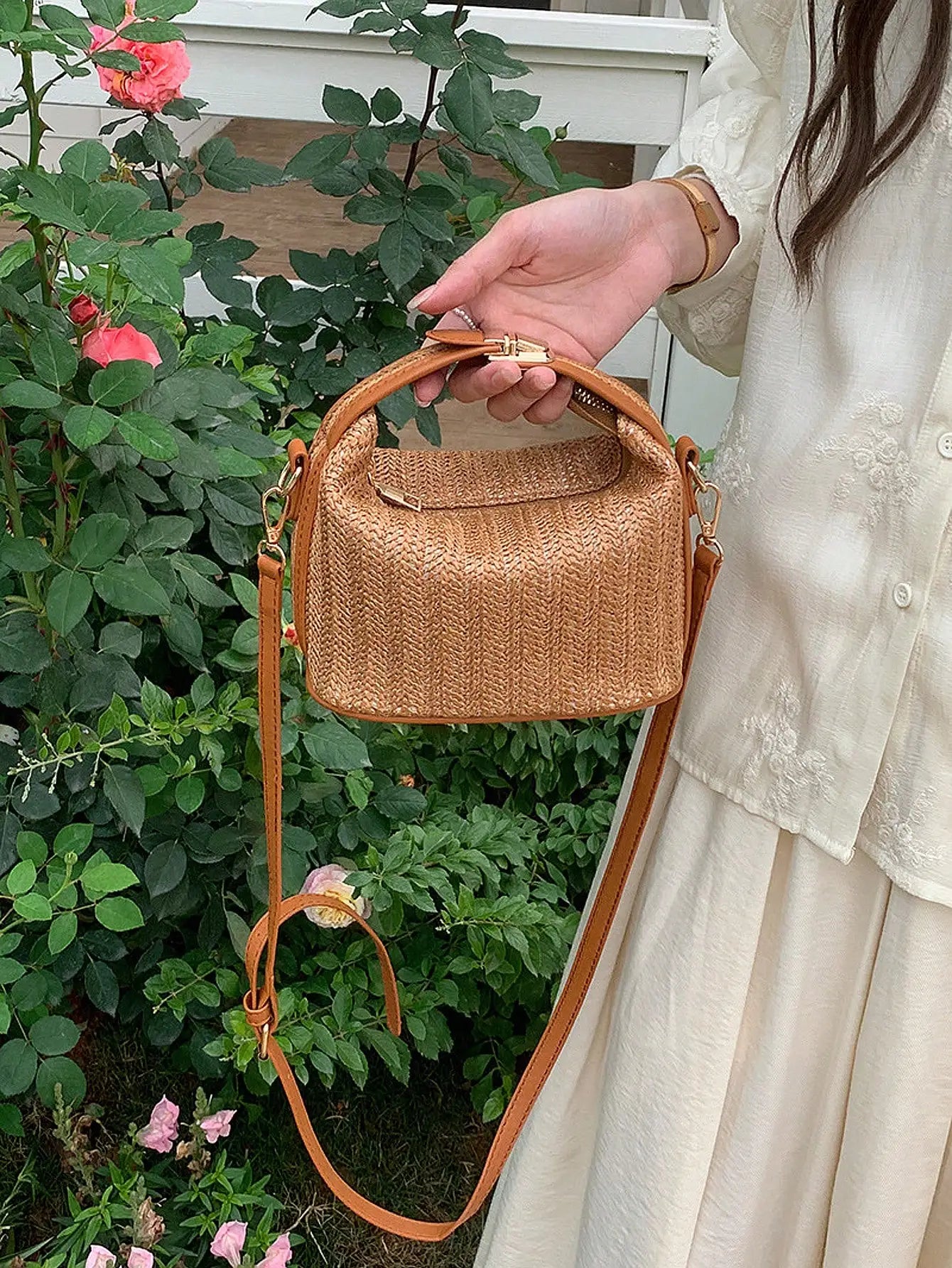 Grass Weaving Small Bag Casual Women's Bag Handheld