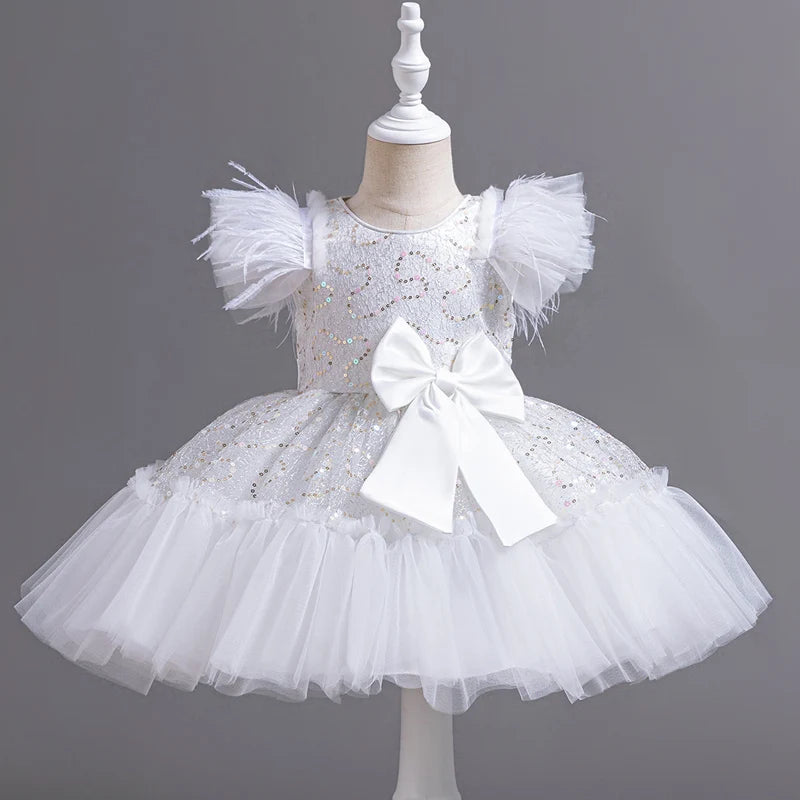 Girl Wedding Dress Kids Birthday Party Princess Dresses
