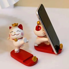 For Mobile Phones And Tablets Stand Cute Cartoon Cat Mobile Phone Stand