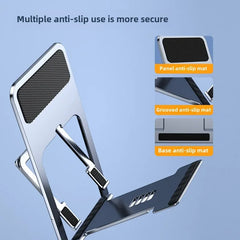 Universal Desktop Mobile Phone Holder Stand for IPhone Xiaomi Adjustable Foldable