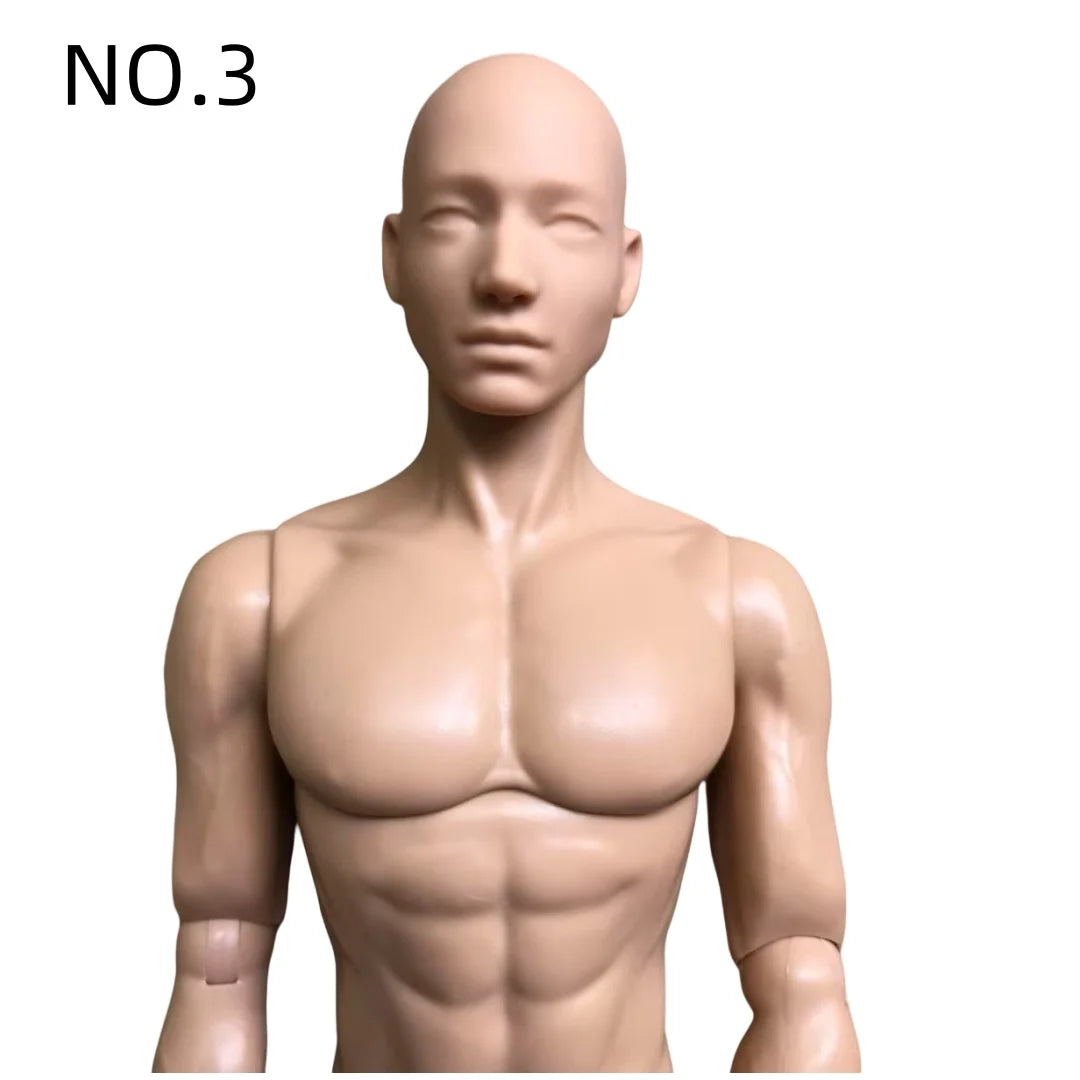 YUNYI Male Doll Body 1/6 Strong Muscle Solider Men Body Figures 14 Joints Movable Doll Figure Toys Christmas Gifts