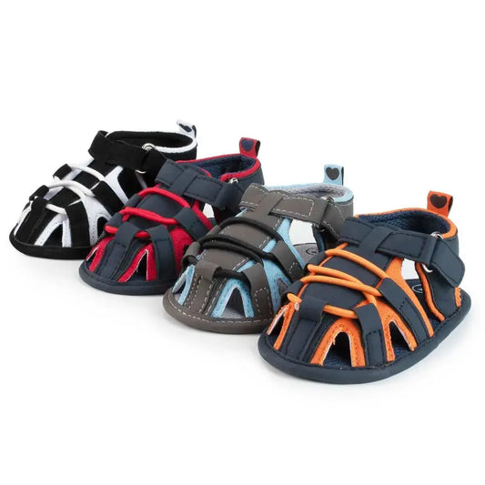 Meckior Baby Beach Sandals Newborn Casual Toddler Shoes Anti-slip Multicolor Soft Sole Spring Summer Baby Boy Girl Shoes