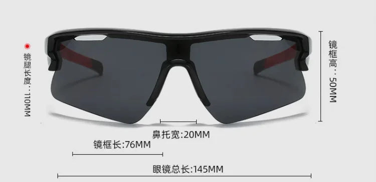New Punk Spicy Girl Sunglasses Fashion Women Outdoor Sports Sun Glasses Vintage Men's Cycling Driving Glasses UV400 Eyewear