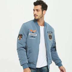 Men Pilot Jackets - Bomber Coat  - Air Force Flight Jacket - Aviator nation Jacket