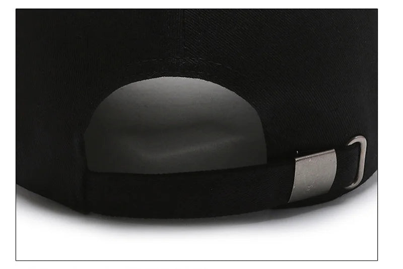 Women's Smiley Face Embroidery Baseball Caps Kpop Black Cotton Adjustable