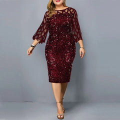 Mother Of The Bride Groom Dresses Plus Size Everyday Burgundy Elegant Party