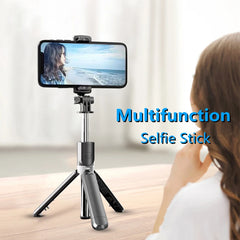 Wireless Bluetooth Selfie Stick Tripod With Remote Shutter Foldable Phone