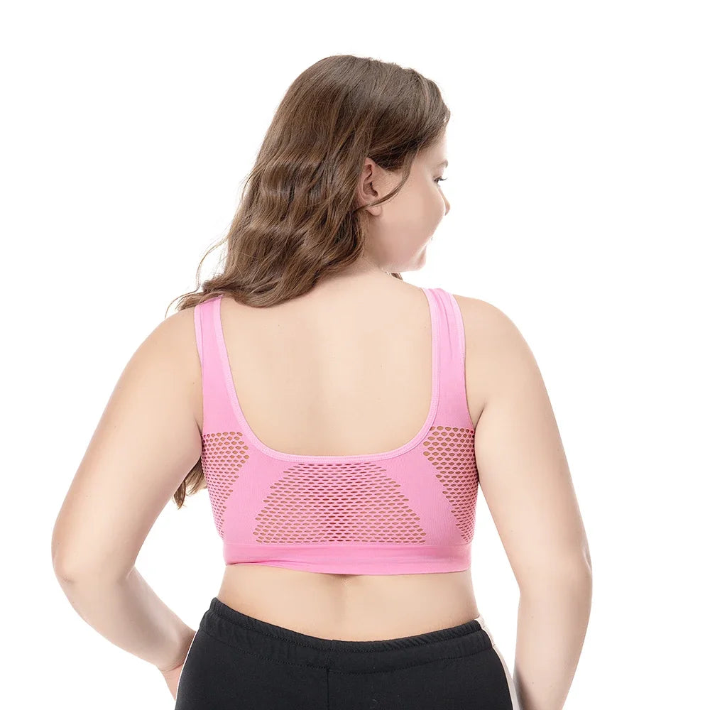 Women Sport Bra Fitness Yoga Running Vest Underwear Padded Crop Tops