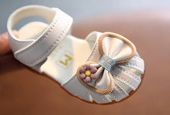 Summer Toddler Baby Sandals Girl Bowtie Princess Walking Shoes Soft Sole