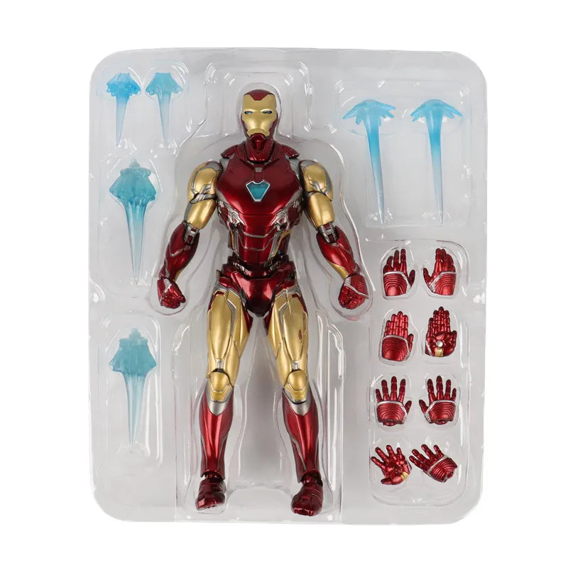 Iron Man MK85 MK50 MK20 MK5 MK7 Action Figure Model Collectible Toys birthday Gift for Children