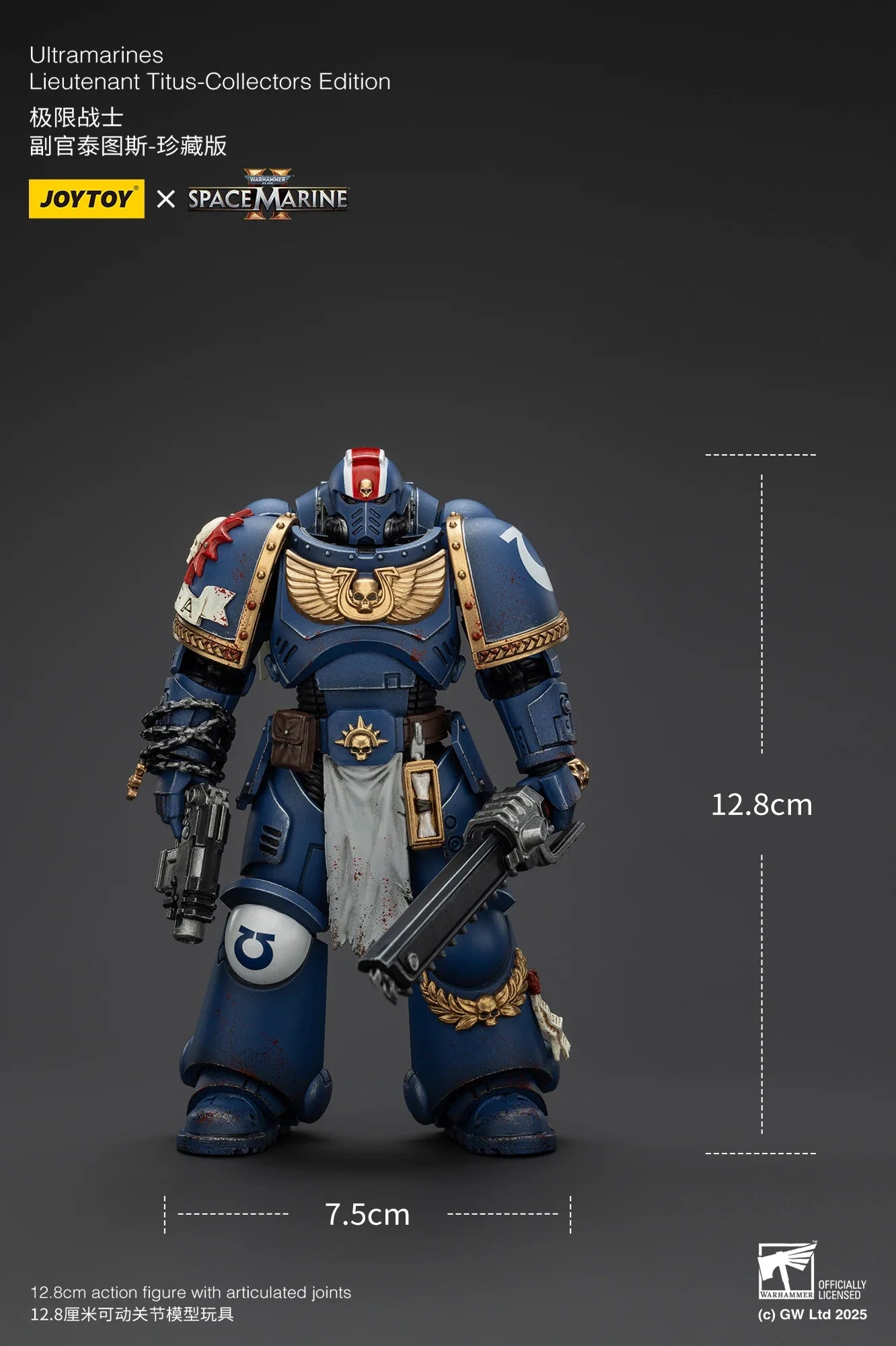 [IN-STOCK]JOYTOY Warhammer 40K 1/18 Action Figures Ultramarines Titus Victrix Guard Guilliman Anime Model Toys Gift