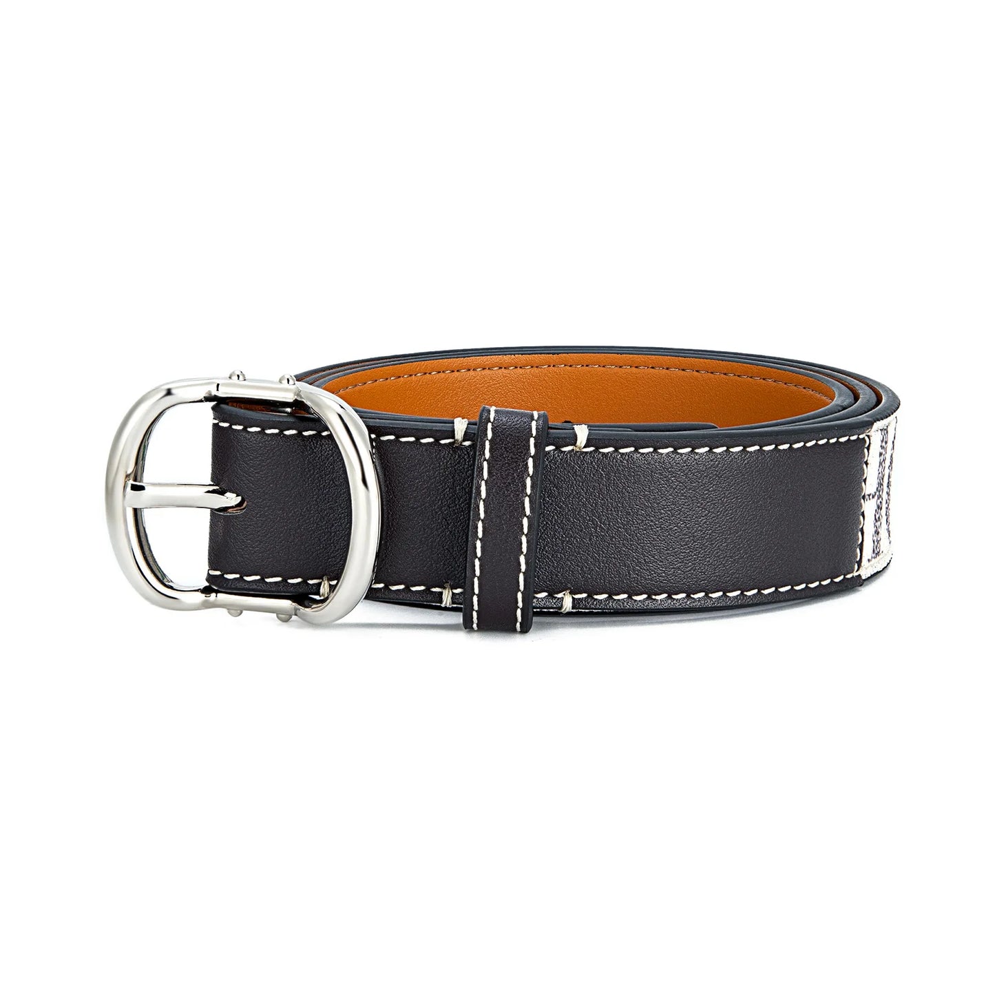 Women's Leather Belt High Quality Casual Trendy Color Letter Print Simple Elegant Waistband Fashion Versatile Strap Hot Sale