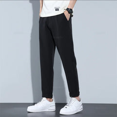 Brand ClothingHigh-Quality Business Suit Pants Men Pendulous Smooth Solid Casual