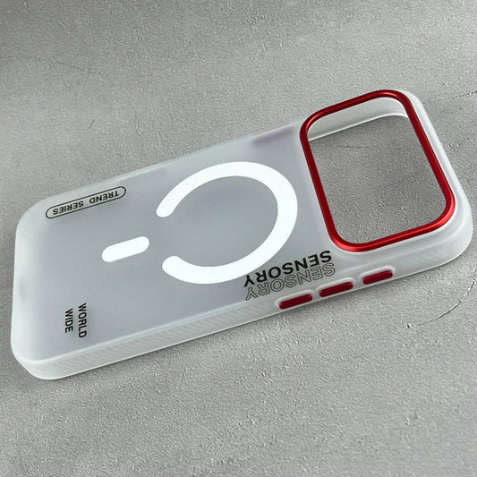Translucent Magnetic Phone Case for iPhone 17 16 Pro Max For MagSafe Charging Shockproof Matte Cover Silicone Shell