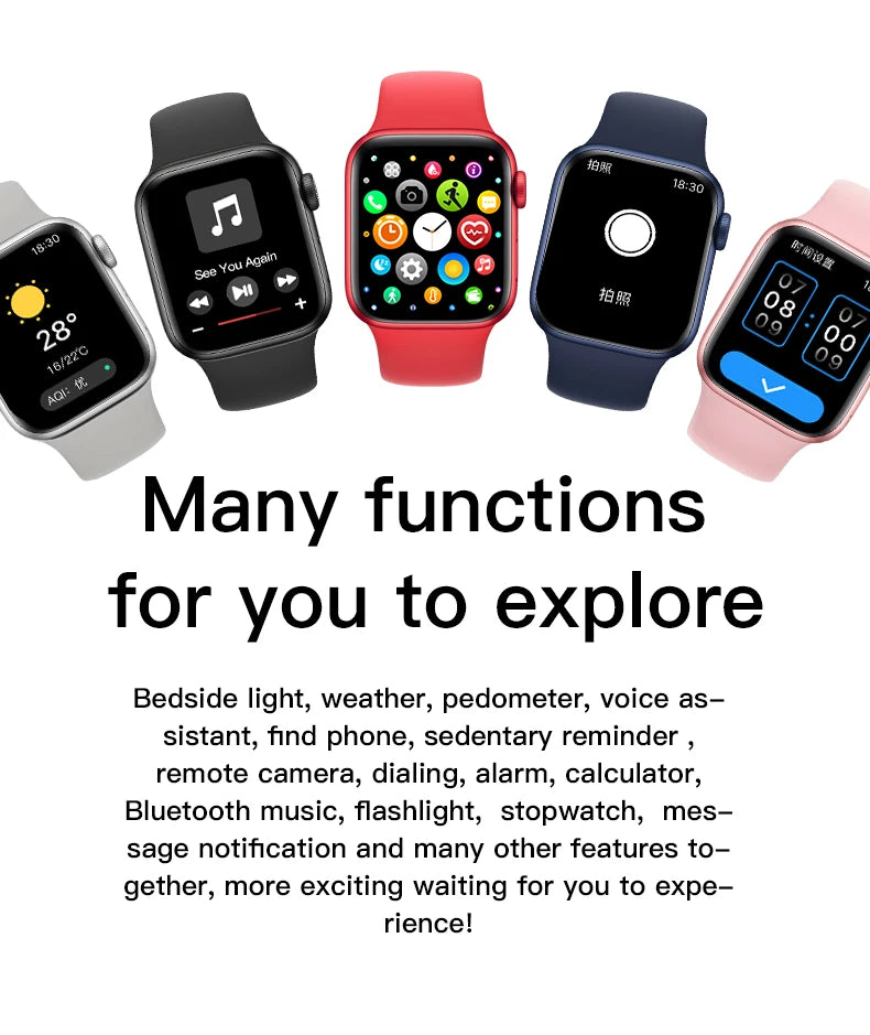 2025 Smart Watch For Apple NEW Series 10 BT Local Music 2.01” Heart Rate Menu Multi-motion Mode