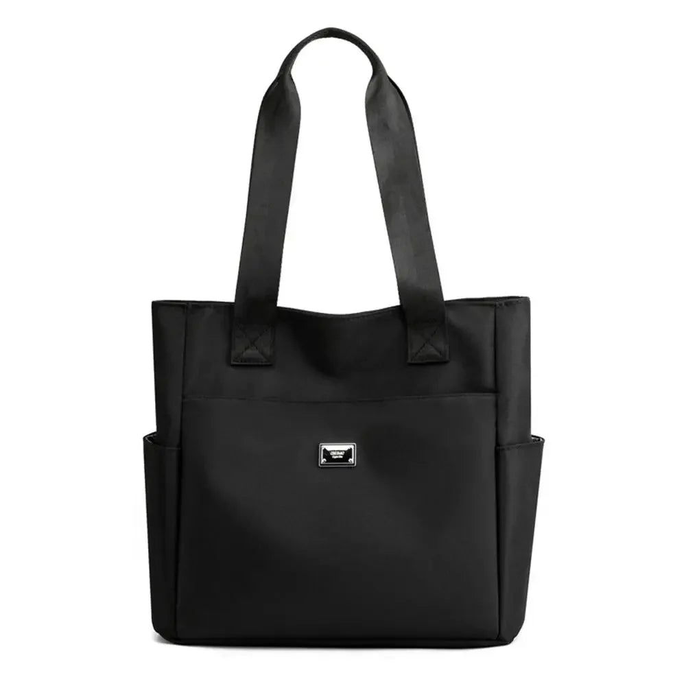 Large Capacity Handbag Shoulder Bag Lightweight Waterproof Nylon Shoulder Bag