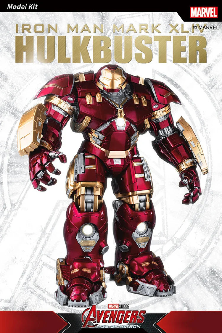 Fondjoy Marvel Anti-Hulk Armor Assemble Toy Movie Character Model 18 Inches Action Figures LED Can Emit Light Model Gift For Boy