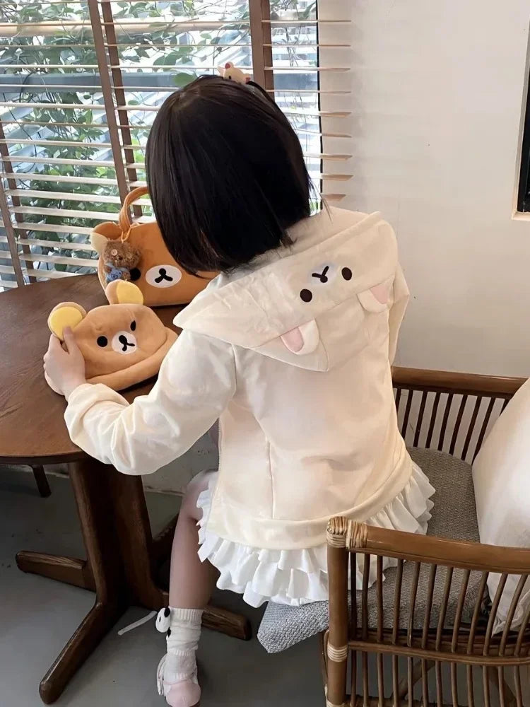 Y2k Harajuku Streetwear Hoodies Women Japanese Style Kawaii Sweet