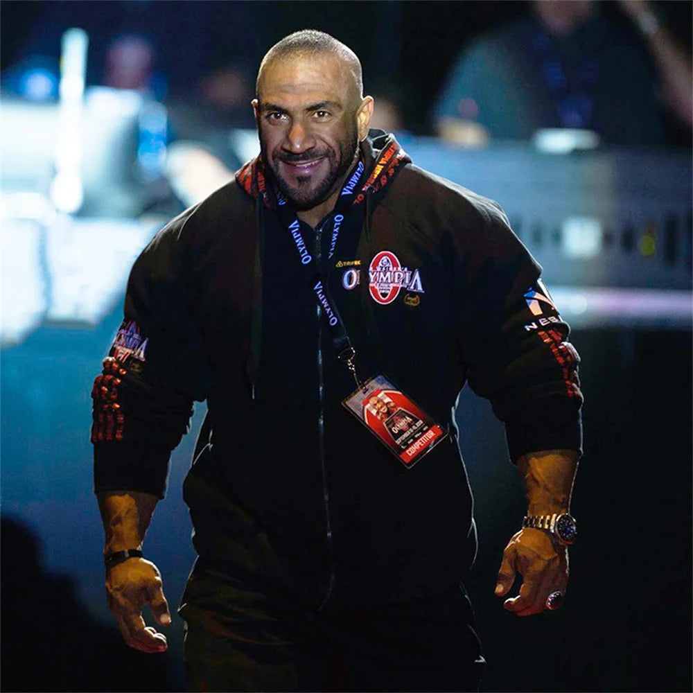 Spring Casual Hoodies Men Cotton Sweatshirt Gym Fitness Sportswear Male Hooded Zips