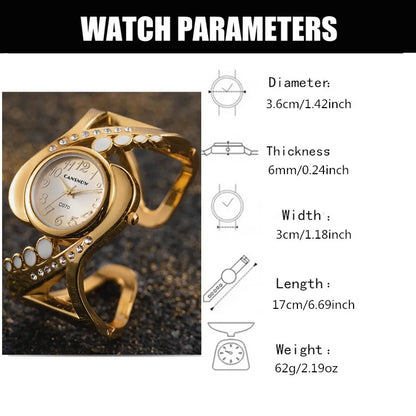 New Design Women Bangle Wristwatch Quartz Crystal Luxury Relojes Rhinestone Fashion Female Watches Hot Sale Eleagnt Mujer Watch