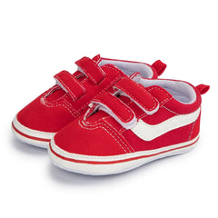 Baby Canvas Sneakers Anti-slip Soft Plaid Baby Boy Girl Shoes First Walkers