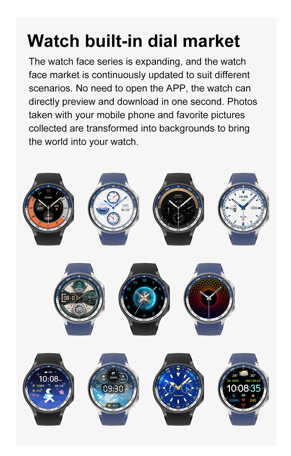 2025 New For OPPO Watch X Smart Watch 4G Memory Music Video HD Bluetooth Call IP68 Waterproof AMOLED Smart Watch TWS Earphones
