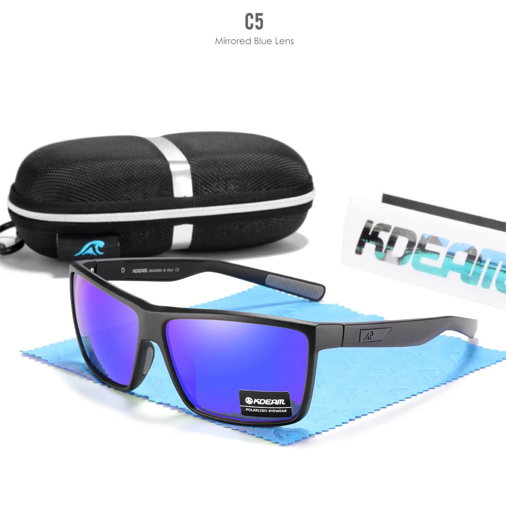 Sunglasses Men Polarized 100% UV Protection Sun Glasses Integral Spring