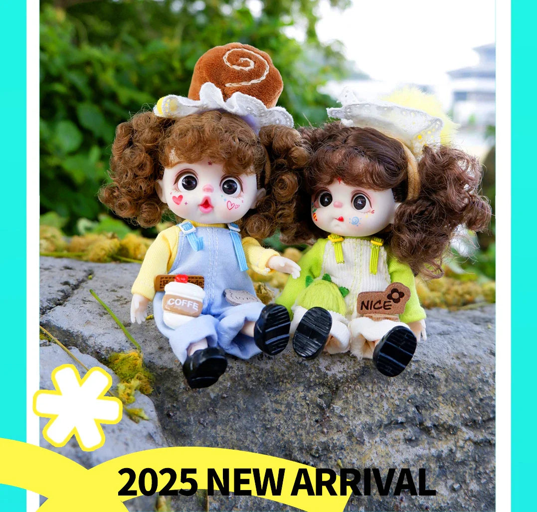 bjd doll Dolls for girls Labbu doll pocket mini blyth girl Doll Barbi cry Baby Rainbow Ball jointed doll Mobile phone Decoration