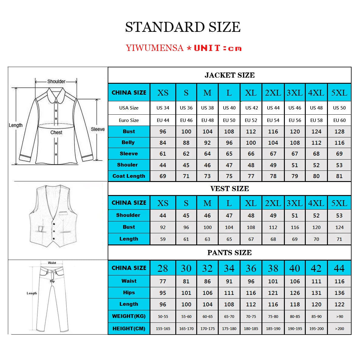 Tuxedo for Mens: Beaded Suits Men For Wedding Slim Fit Single Breasted Jacket