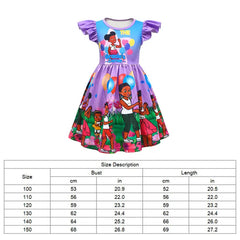 Gracies Corner Dress For Baby Girl Cloth Summer Kid Up Print Cartoon