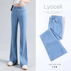 Flared Jeans Woman High Waist Slim Stretch Denim Women Tight Pant Korean