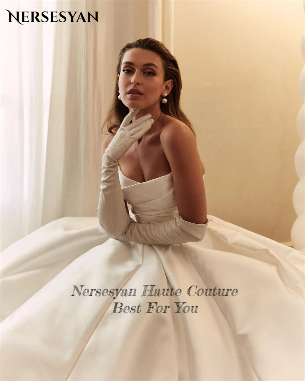 White Bridesmaid Dresses: Wedding Dresses Off Shoulder Pleats A-Line Backless